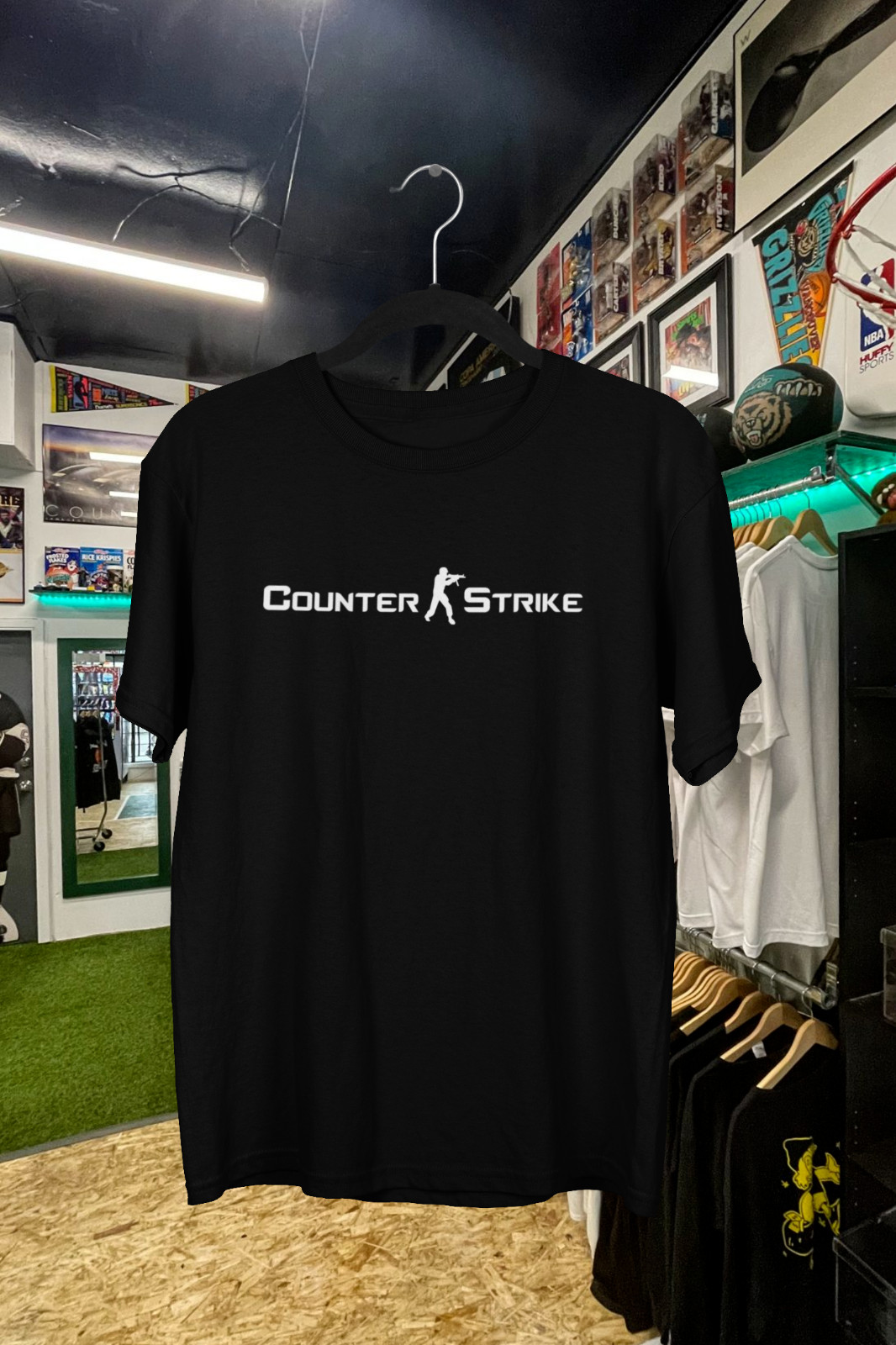 Esports Gaming Logos - Koszulka Vintage Counter Strike z logo