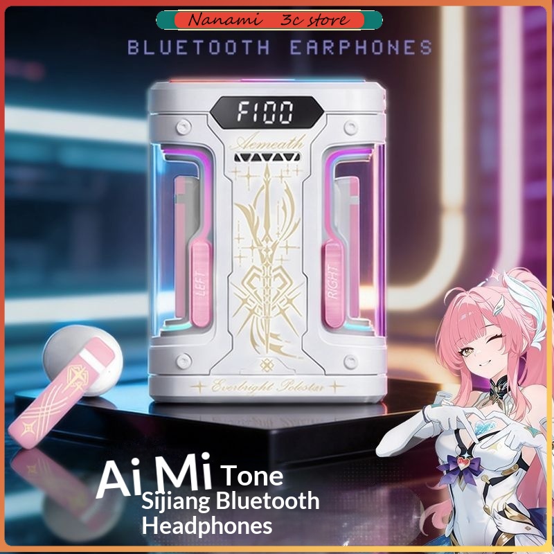 Esports Wireless Gaming Headset - Słuchawki Bluetooth Anime Elysia TWS Półotwarte