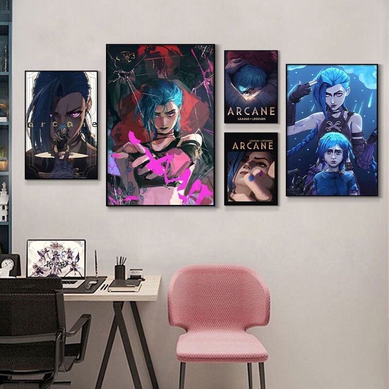 Esports Gaming Stocks - Arcane Jinx - Plakat z Bliska,