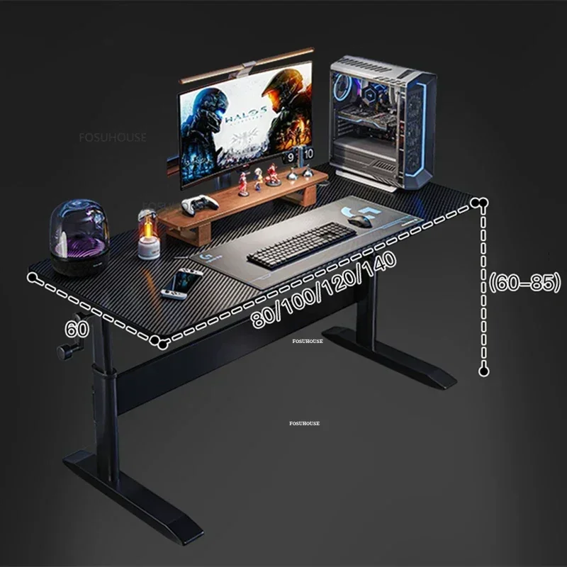 Esports Gaming School - # Regulowane, podnoszone biurko komputerowe z