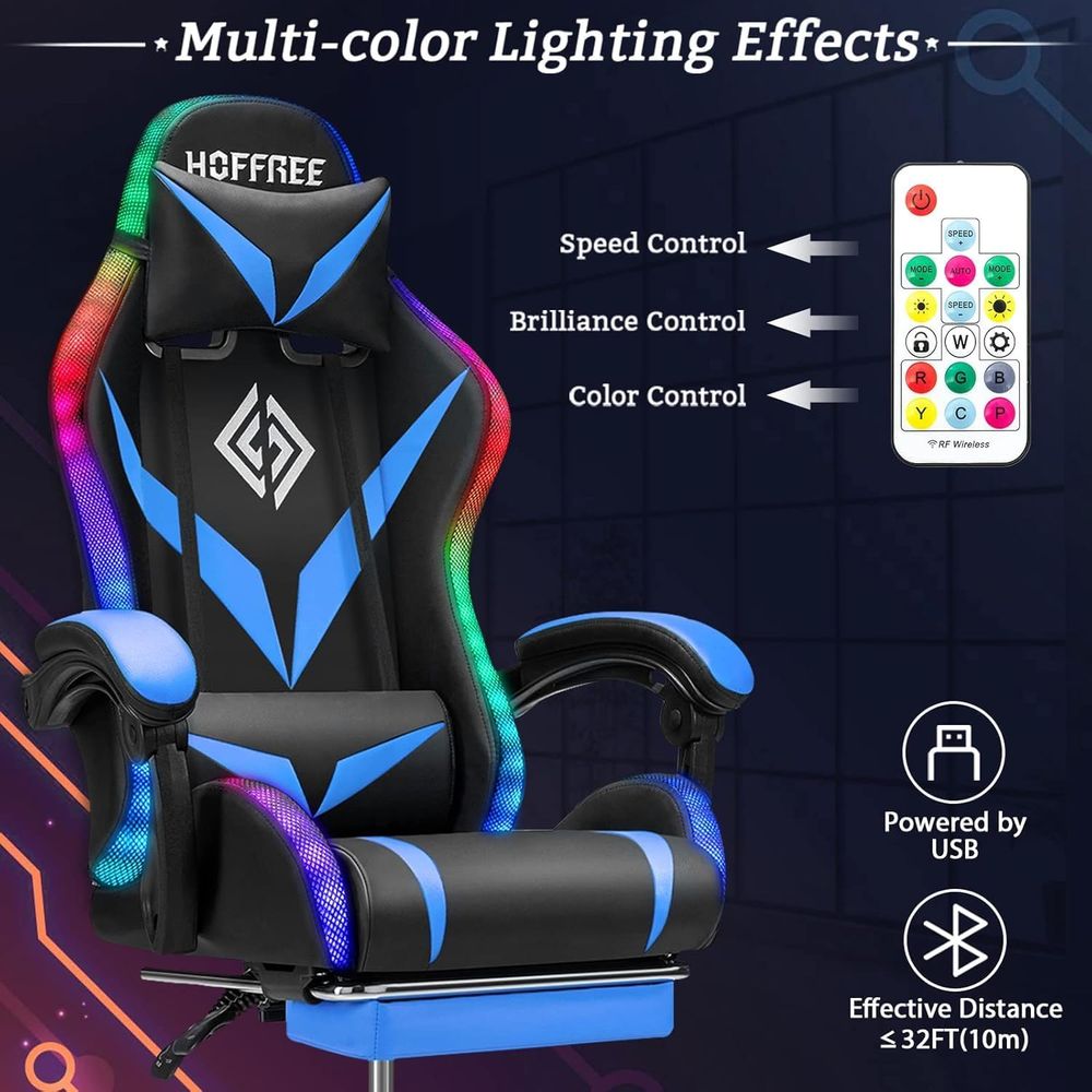 Krzesło gamingowe RGB z masaże – Rgb Gaming Chair recenzja i cena