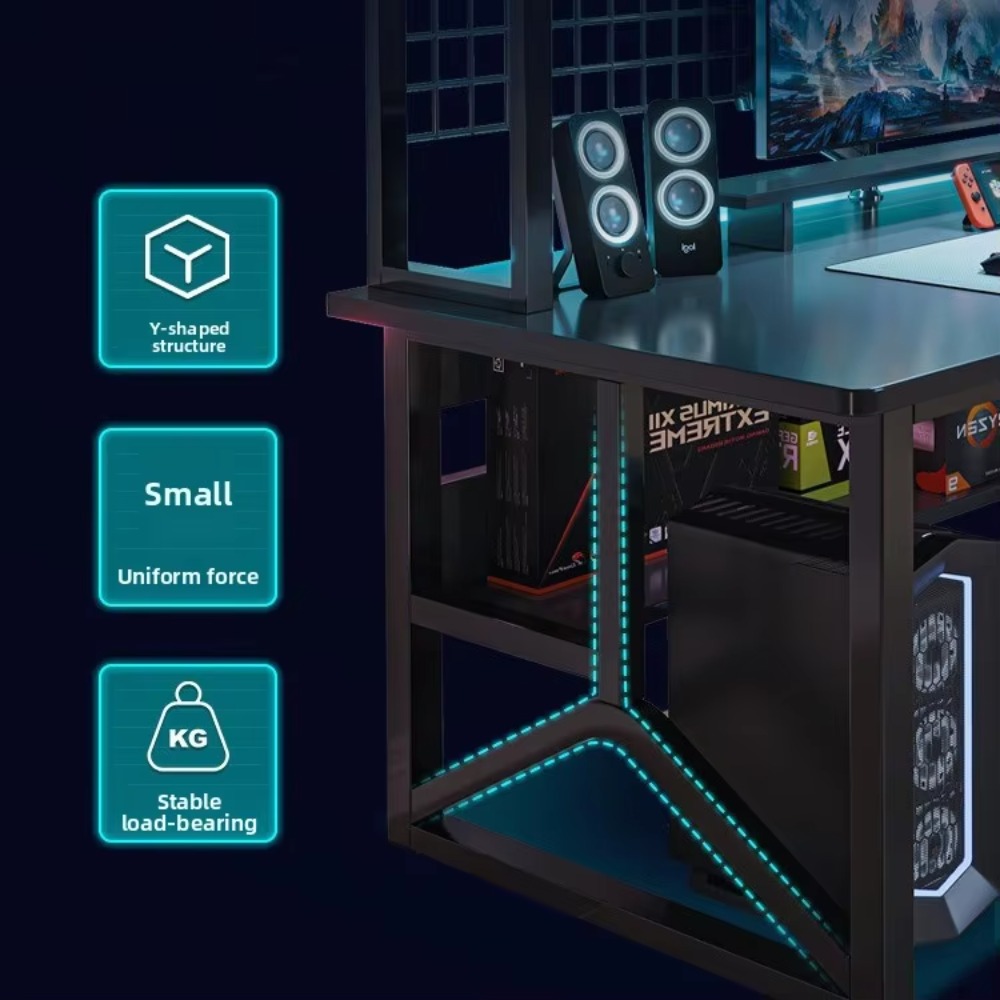 Nowoczesne, wytrzymałe biurko  – Esports Gaming School recenzja i cena