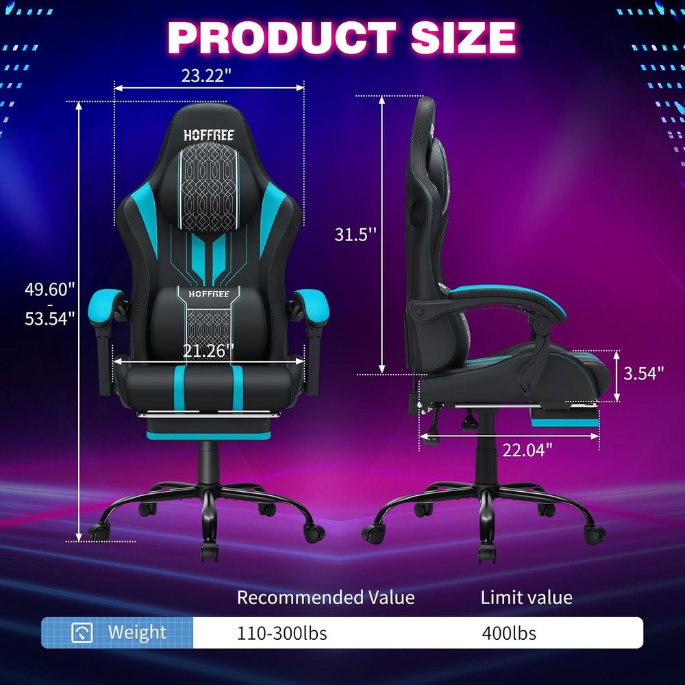 Krzesło gamingowe z oświetleni – Rgb Gaming Chair recenzja i cena