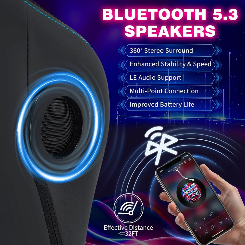 Krzesło gamingowe z oświetleni – Rgb Gaming Chair recenzja i cena