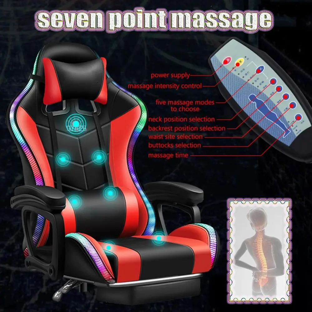 Ergonomiczne krzesło gamingowe – Rgb Gaming Chair recenzja i cena