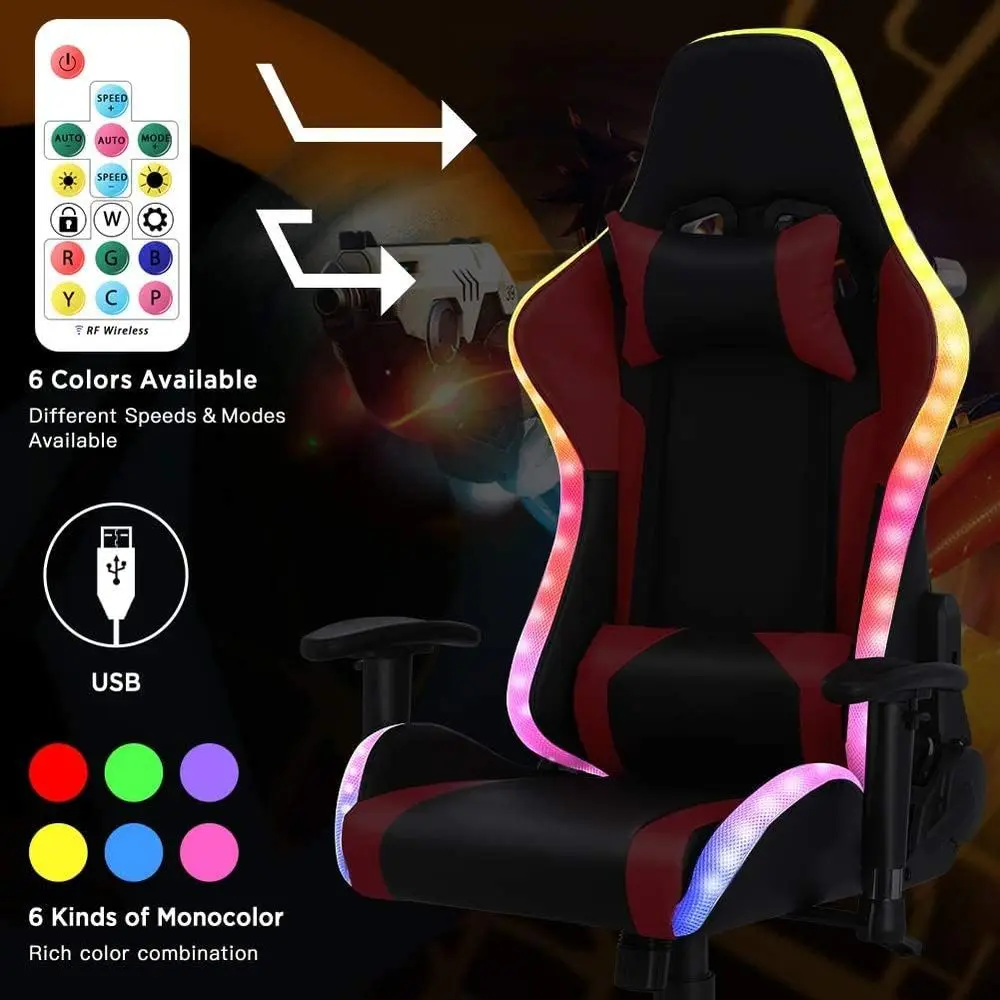Ergonomiczne krzesło gamingowe – Rgb Gaming Chair recenzja i cena