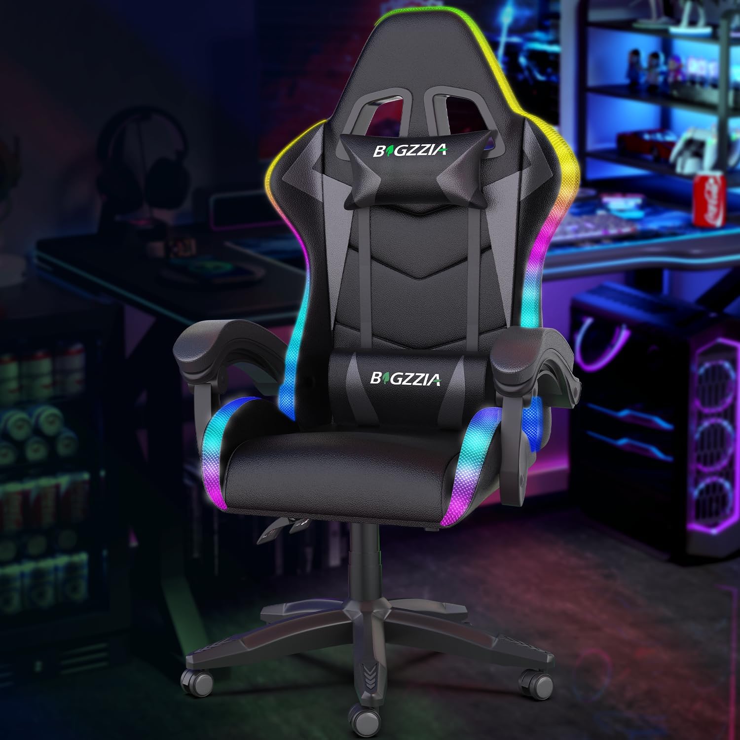 Krzesło gamingowe z oświetleni – Rgb Gaming Chair recenzja i cena