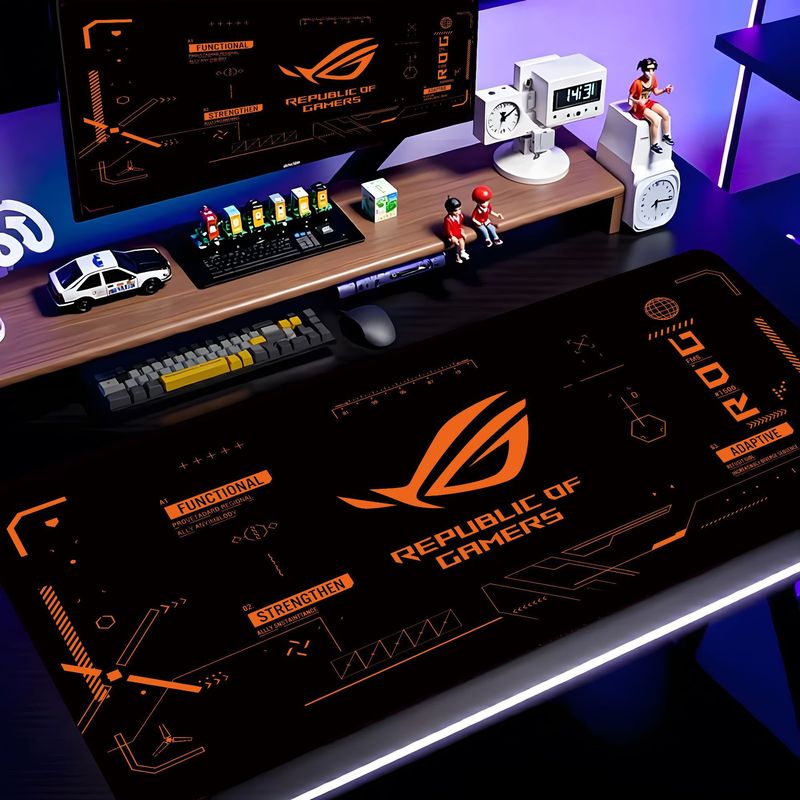 VIKAMA Czarno-Różowa Mata na B – Esports Gaming Logos recenzja i cena