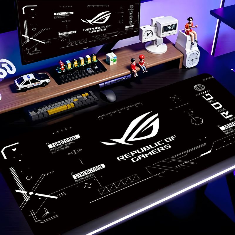 VIKAMA Czarno-Różowa Mata na B – Esports Gaming Logos recenzja i cena