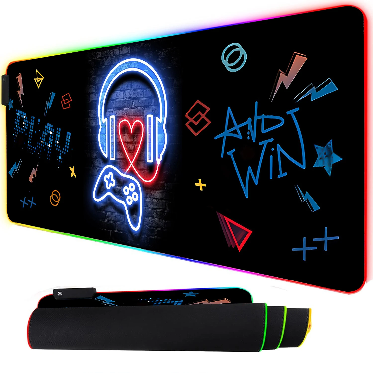 RGB Neonowy kontroler do gier  – Esports Gaming Stocks recenzja i cena