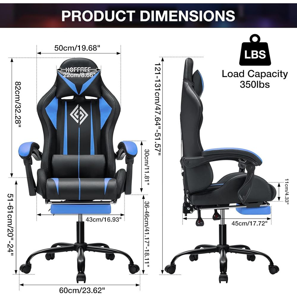 Krzesło gamingowe LED z masaże – Rgb Gaming Chair recenzja i cena