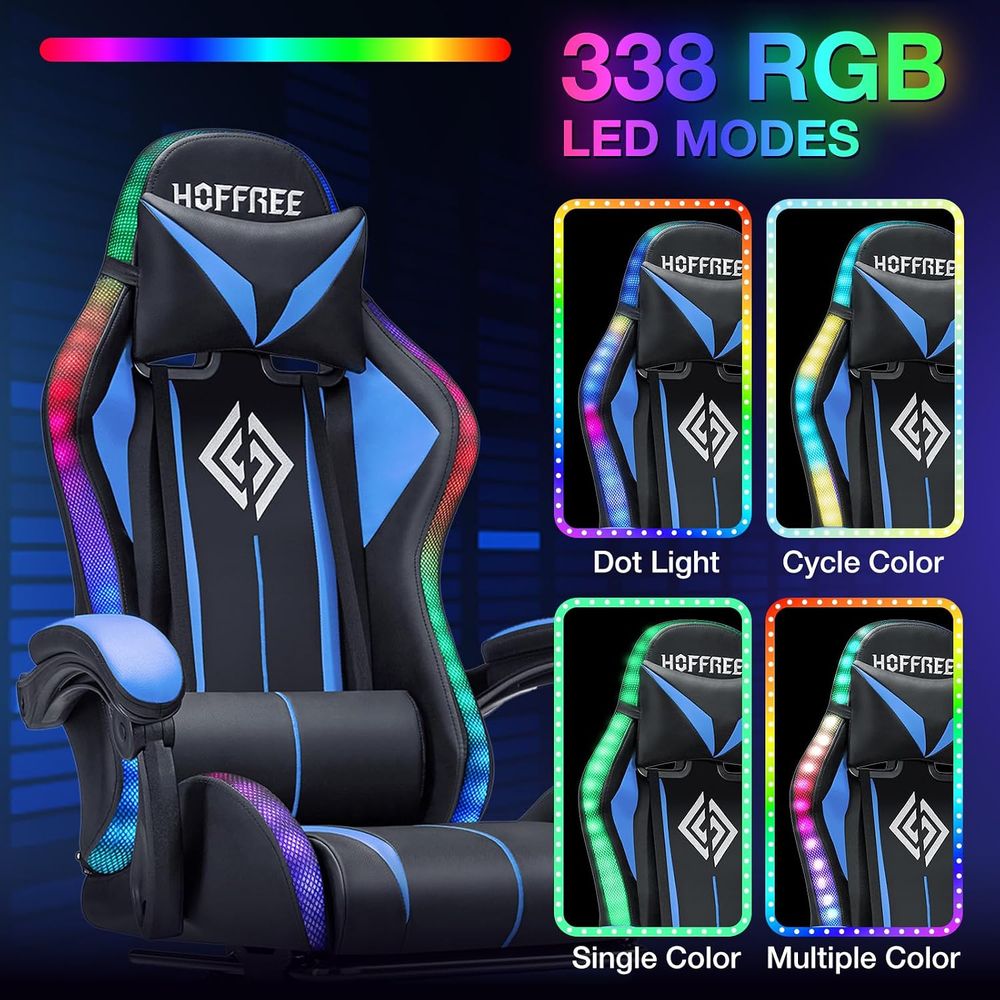 Krzesło gamingowe LED z masaże – Rgb Gaming Chair recenzja i cena