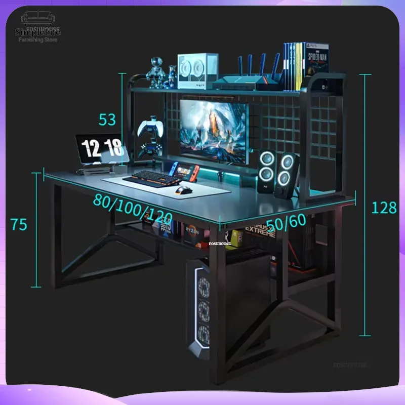 Biurko komputerowe w stylu nor – Esports Gaming School recenzja i cena