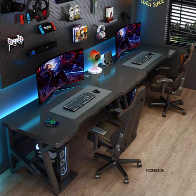 Nowoczesne podwójne biurka kom – Esports Gaming School recenzja i cena